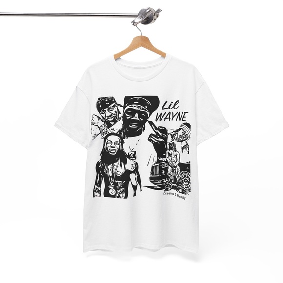 Vintage Lil Wayne Men’s Size Large Gildan Rap T Shirt Y2K Hip Hop Shirt NWT - Picture 4 of 5